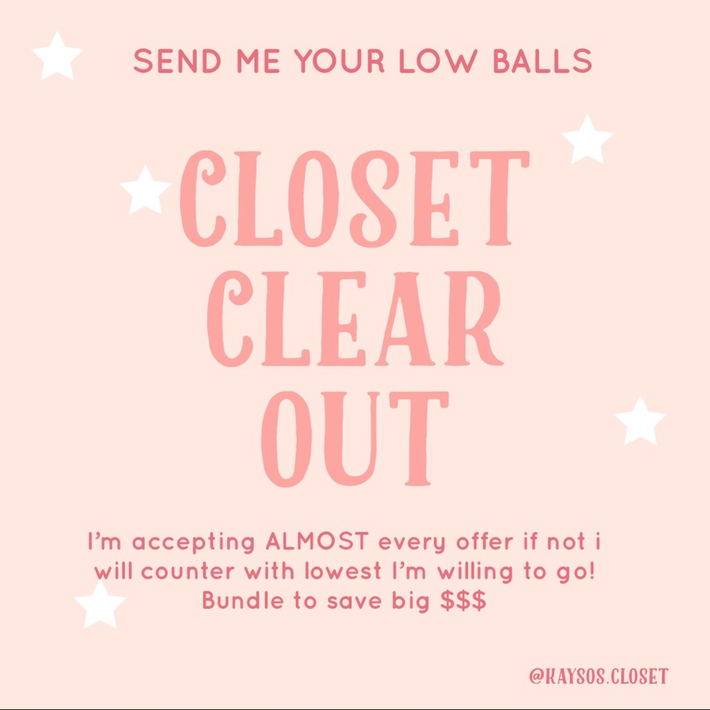 CLOSET CLEAR OUT🎉 (DONT BUY THIS LISTING)COPY